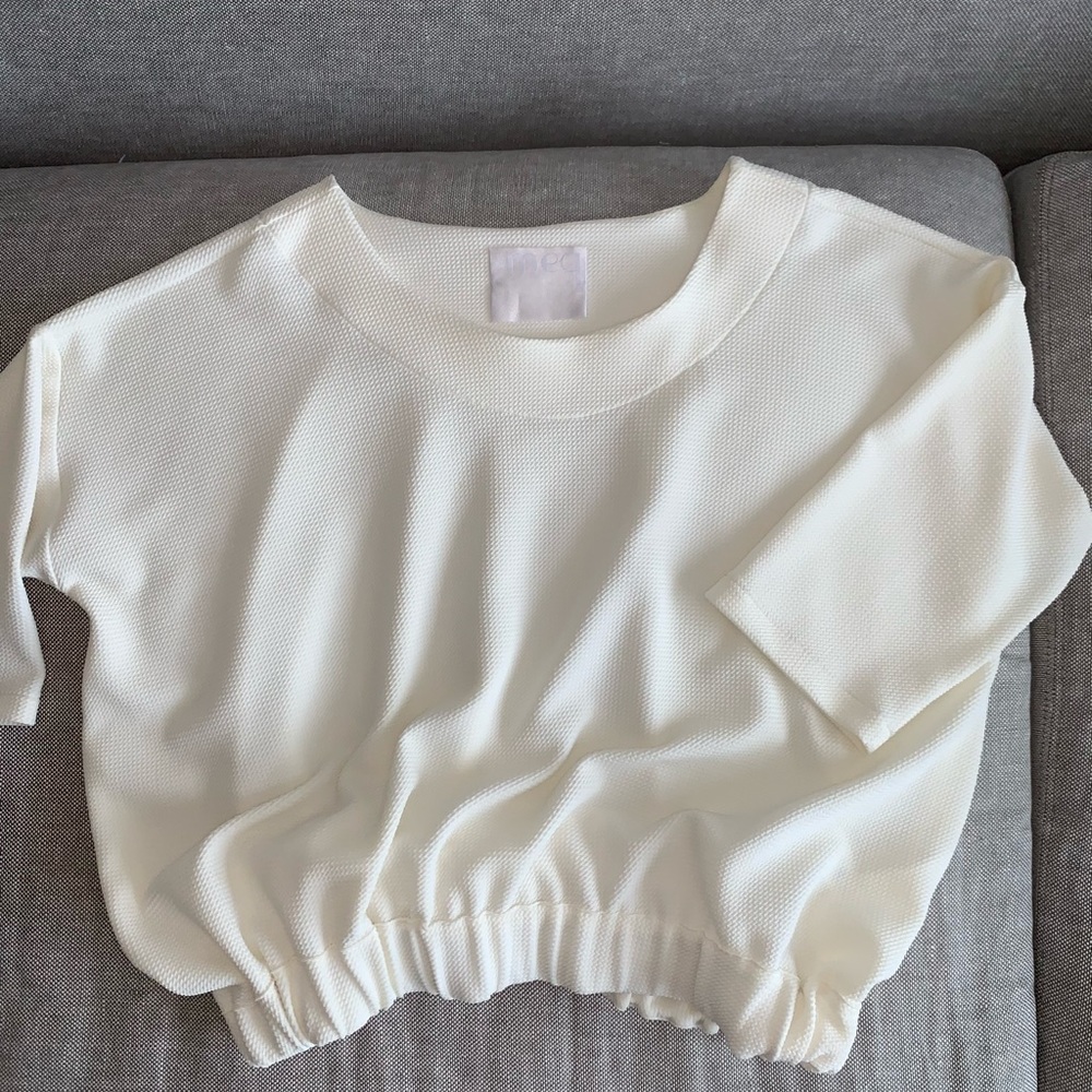 MEG cream top, size S